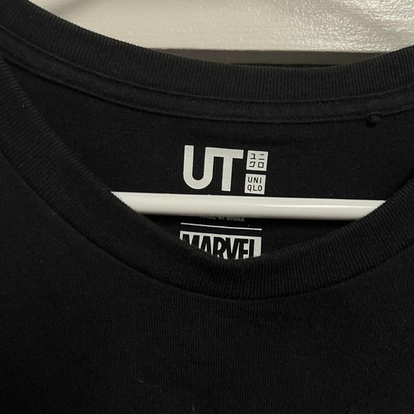 Uniqlo Marvel Comics Captain America Iron Man Embroidered Tee - Picture 3 of 4